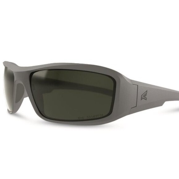 Edge Tactical Hamel Gray Wolf Polarized Smoke Vapor Shield Shooting Glasses, New - Picture 1 of 1